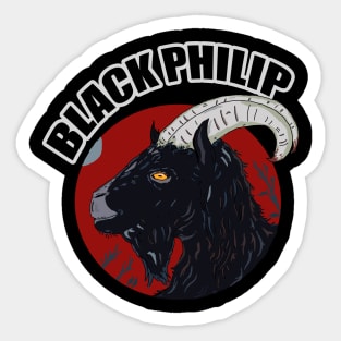 black philip Sticker